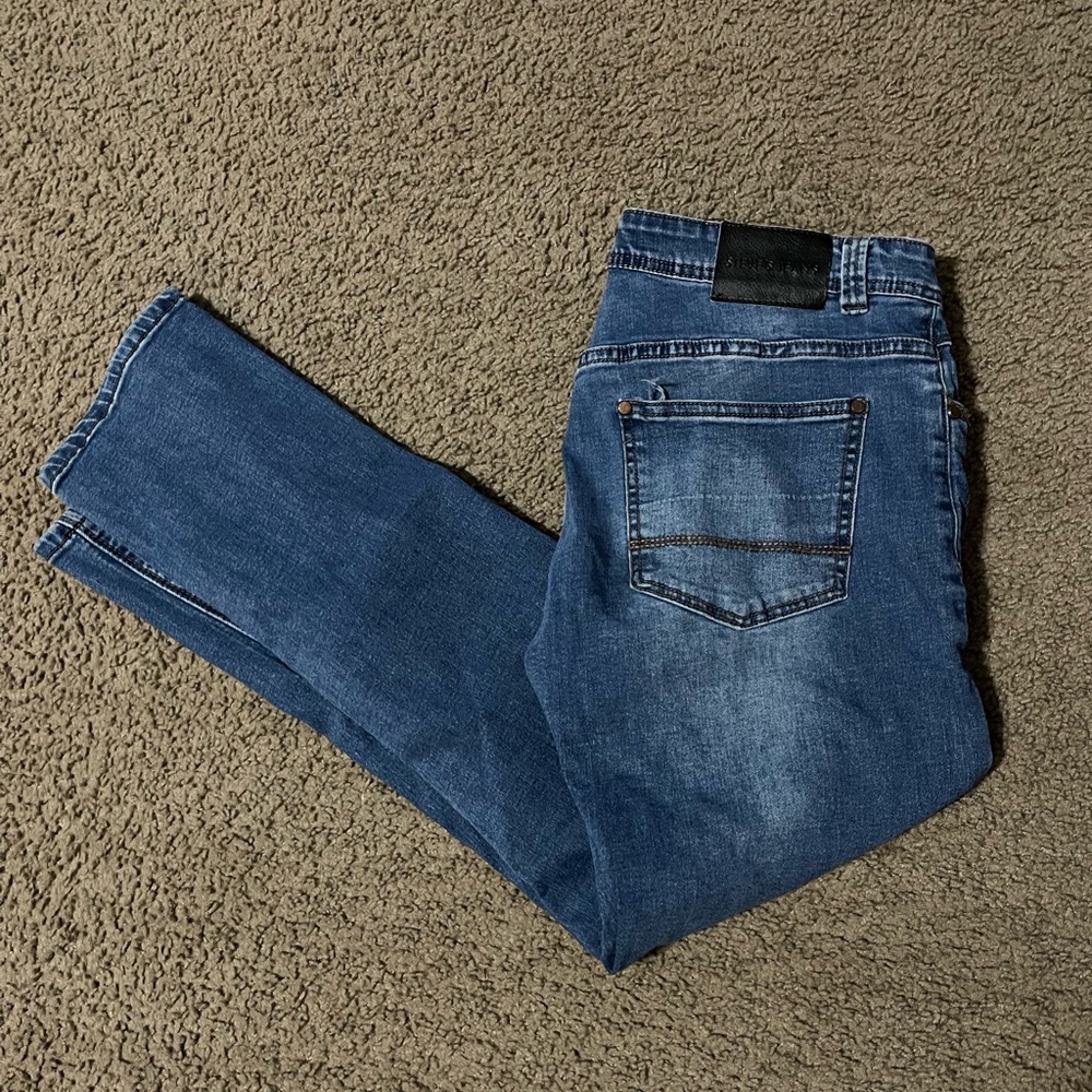 Men's Slim Fit Blue Denim Jeans